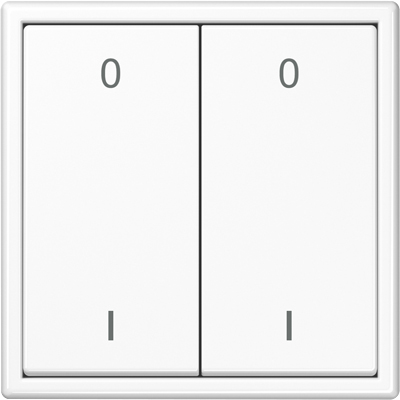 Funkschalter 4-Kanal Licht Jung weiß