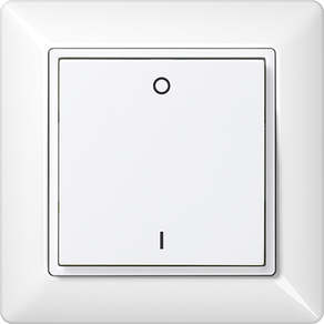 Schalter 2-Kanal Licht alpinweiß