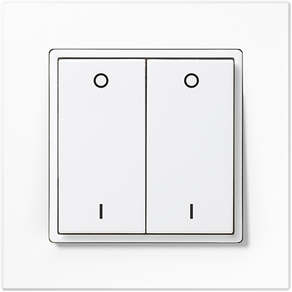 Schalter 4-Kanal Licht Jung alpinweiß