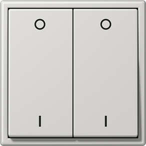 Schalter 4-Kanal Licht Jung lichtgrau