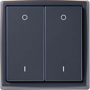 Schalter 4-Kanal Licht Mini anthrazit