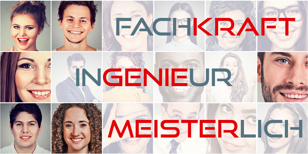 Titelbild Karriere Personen mit Text